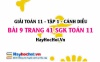 Giải bài 9 trang 41 Toán 11 tập 1 SGK Cánh Diều